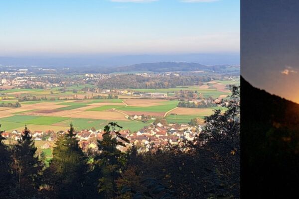 über den Bucher Säntis und Ramsener Blick
