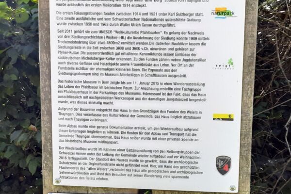 Bänkli-Wanderung von Thayngen nach Dörflingen
